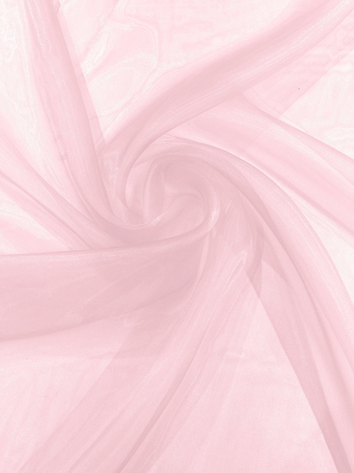 Crystal Organza Nylon Polyester Fabric - Sheer, Lightweight, 59/60" Width (1 Yard)