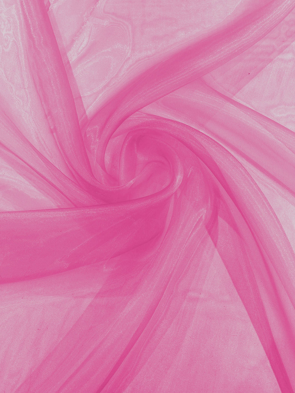 Crystal Organza Nylon Polyester Fabric - Sheer, Lightweight, 59/60" Width (1 Yard)