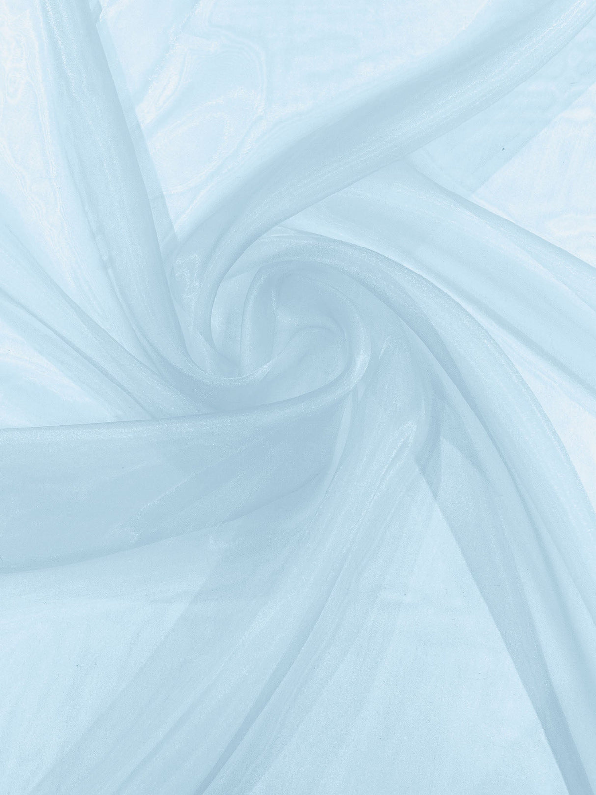 Crystal Organza Nylon Polyester Fabric - Sheer, Lightweight, 59/60" Width (1 Yard)