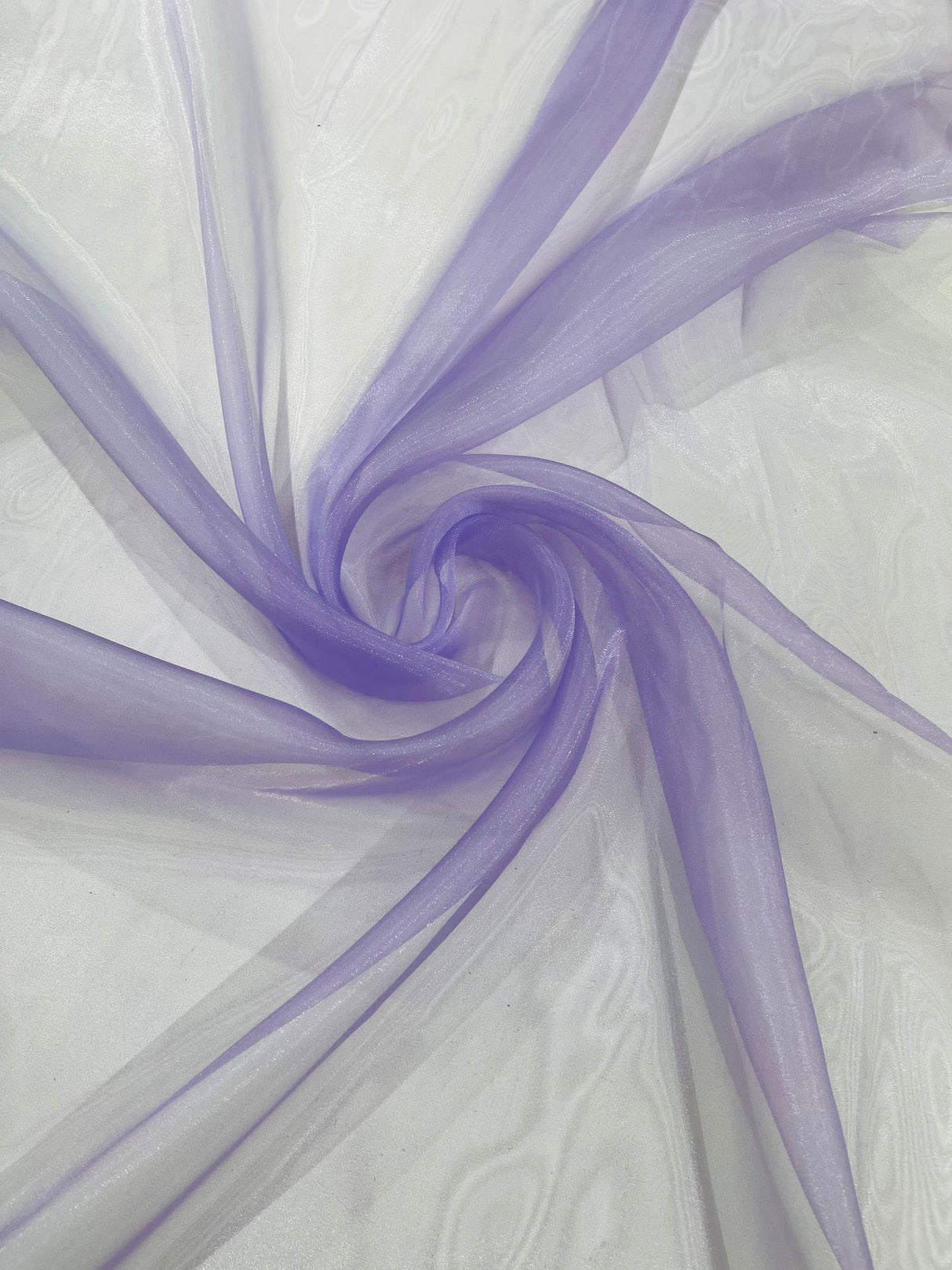 Crystal Organza Nylon Polyester Fabric - Sheer, Lightweight, 59/60" Width (1 Yard)