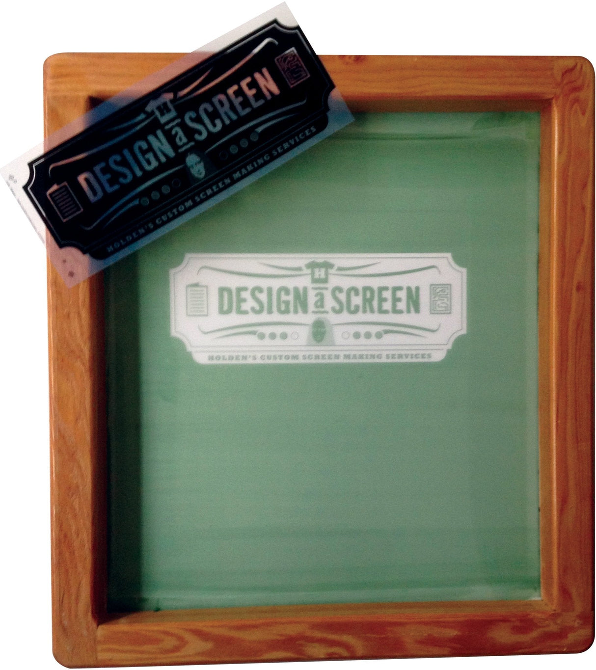 Custom Pre-Burned Silkscreen Screen Printing Frame - Commercial Grade, 110 Mesh, All Frame Sizes (1 Unit)