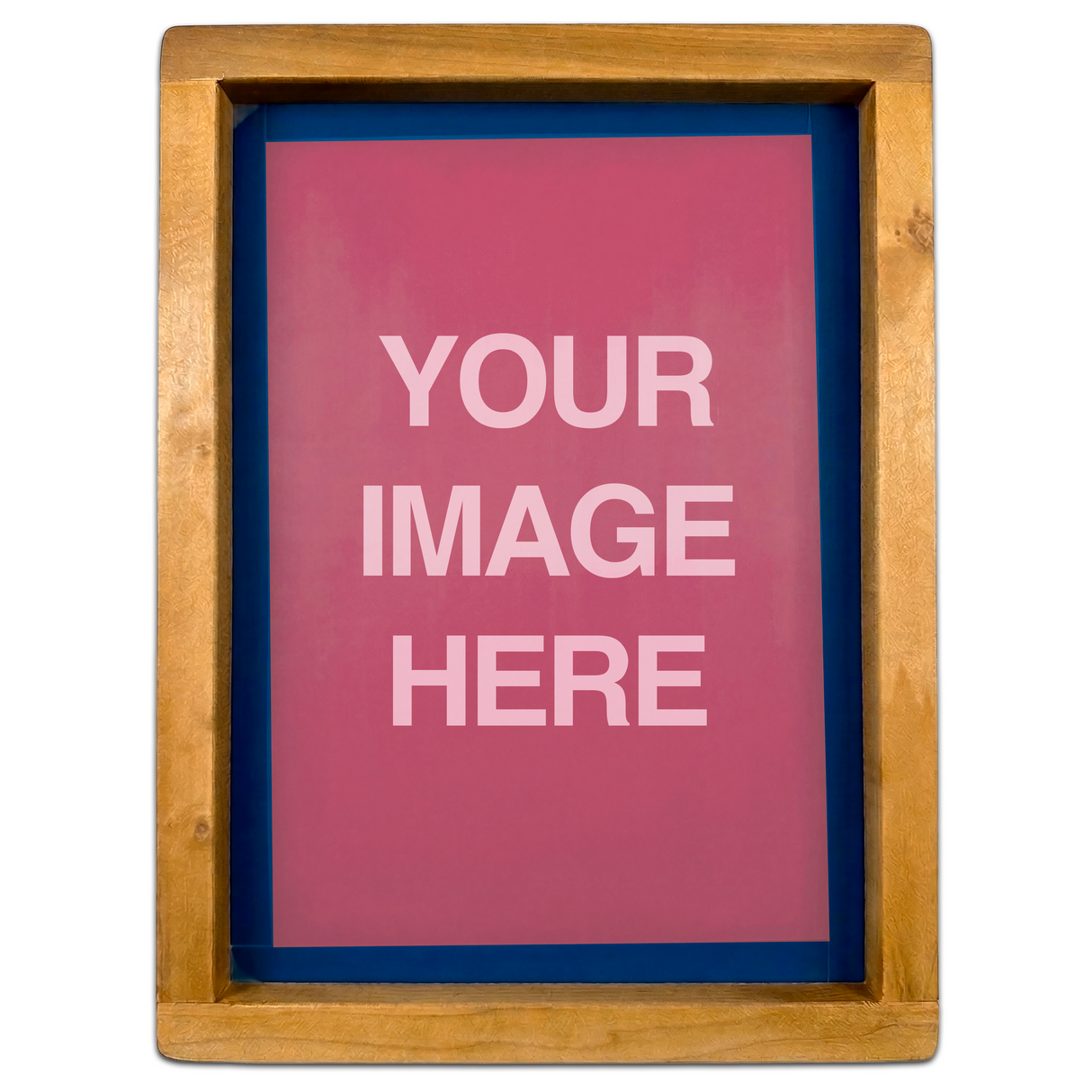 Custom Pre-Burned Silkscreen Screen Printing Frame - Commercial Grade, 110 Mesh, All Frame Sizes (1 Unit)