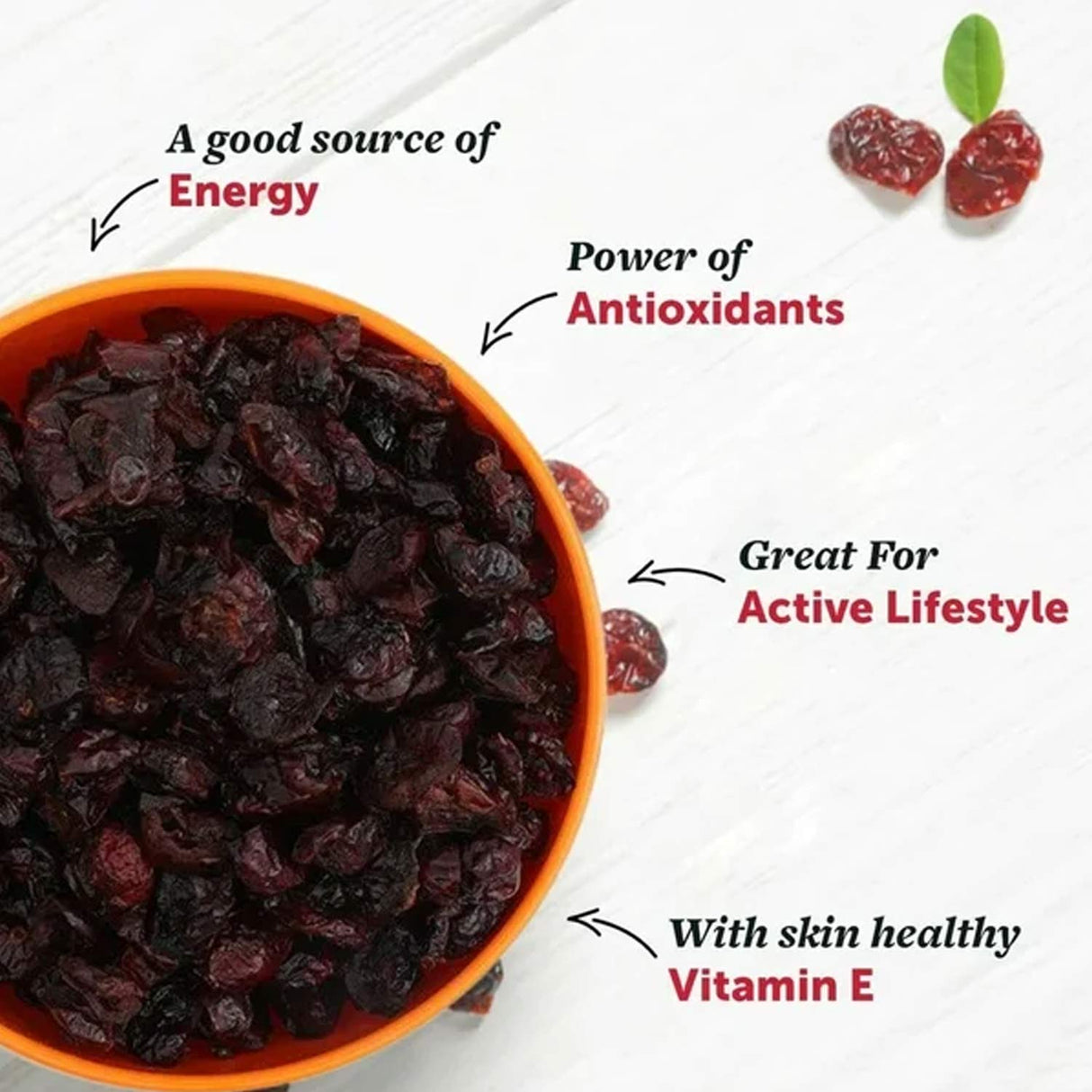 Sweetened Dried Cranberries 8 Oz