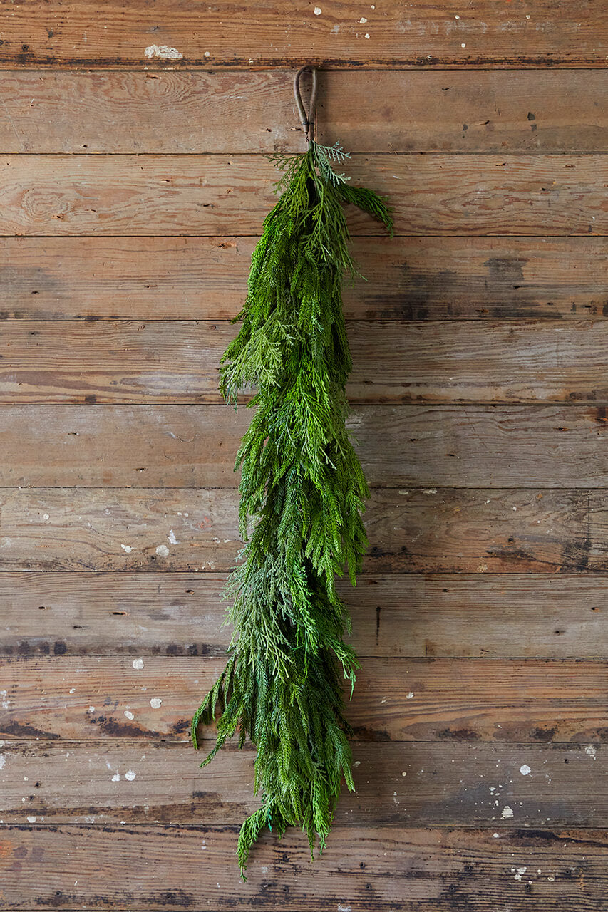 48” Cyprus/ Norfolk Pine Garland
