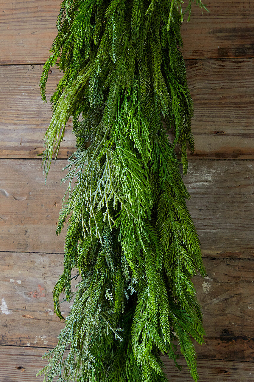 48” Cyprus/ Norfolk Pine Garland