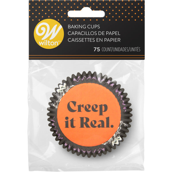 Wilton Creep it Real Standard Halloween Cupcake Liners, 75-Count