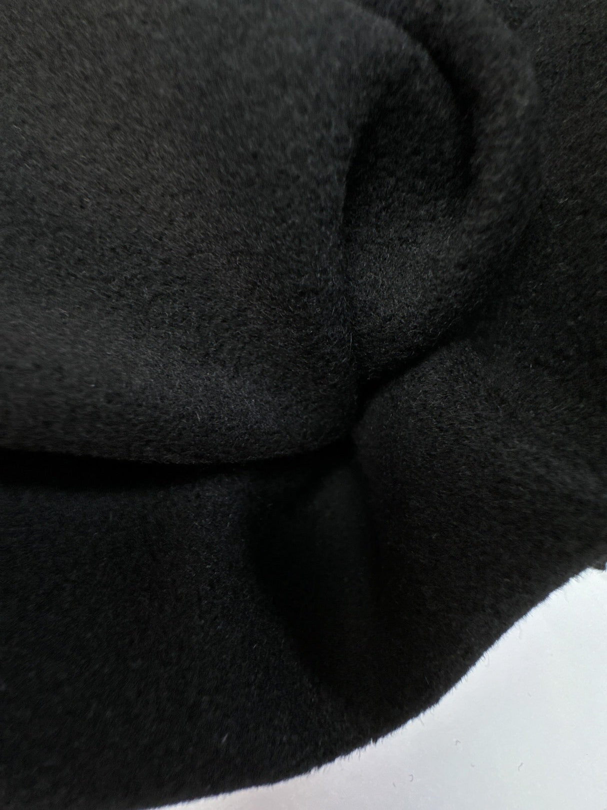 Wool Blend Drape Black