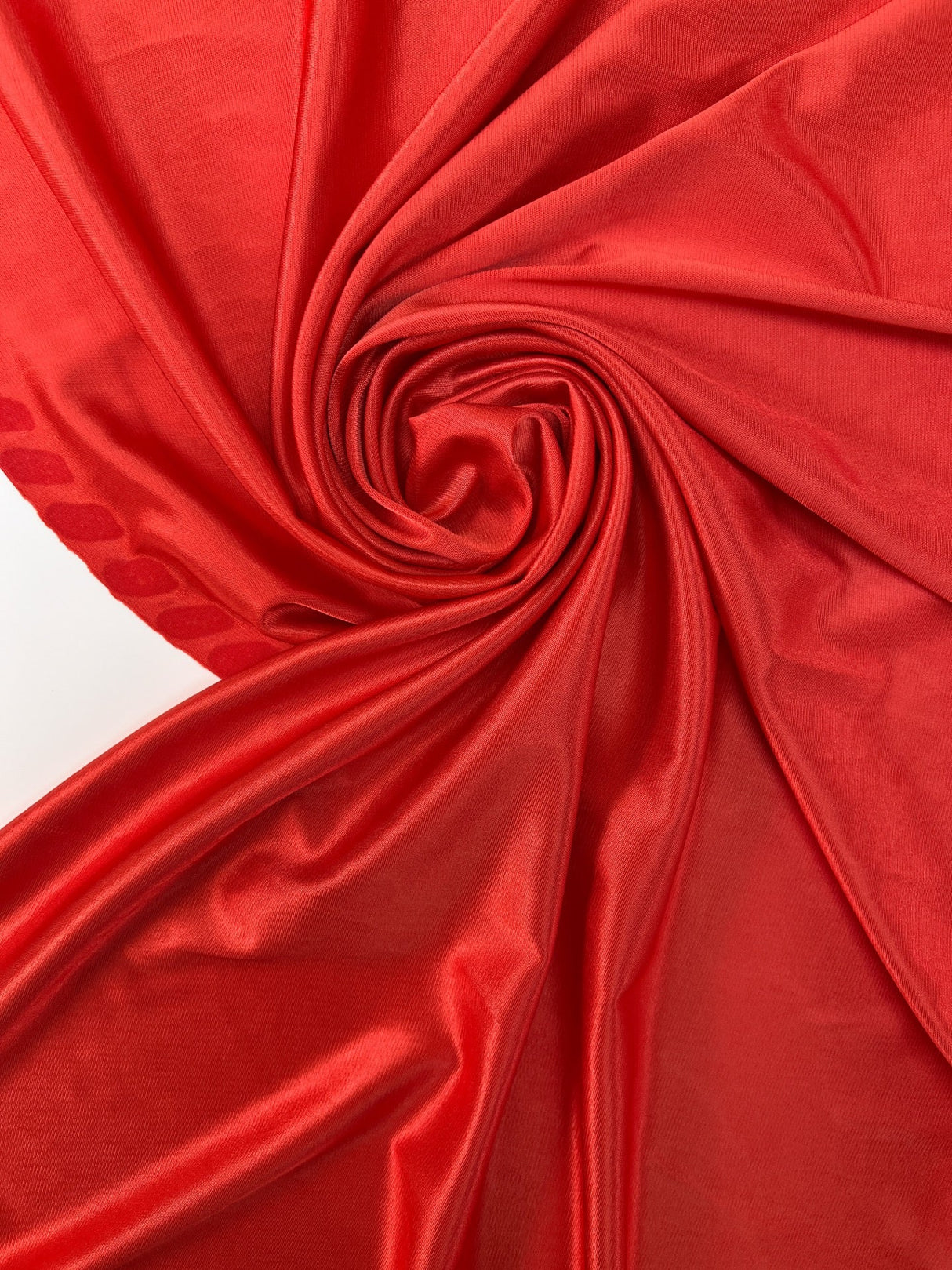 Cotton Knitted Fabric Red Orange