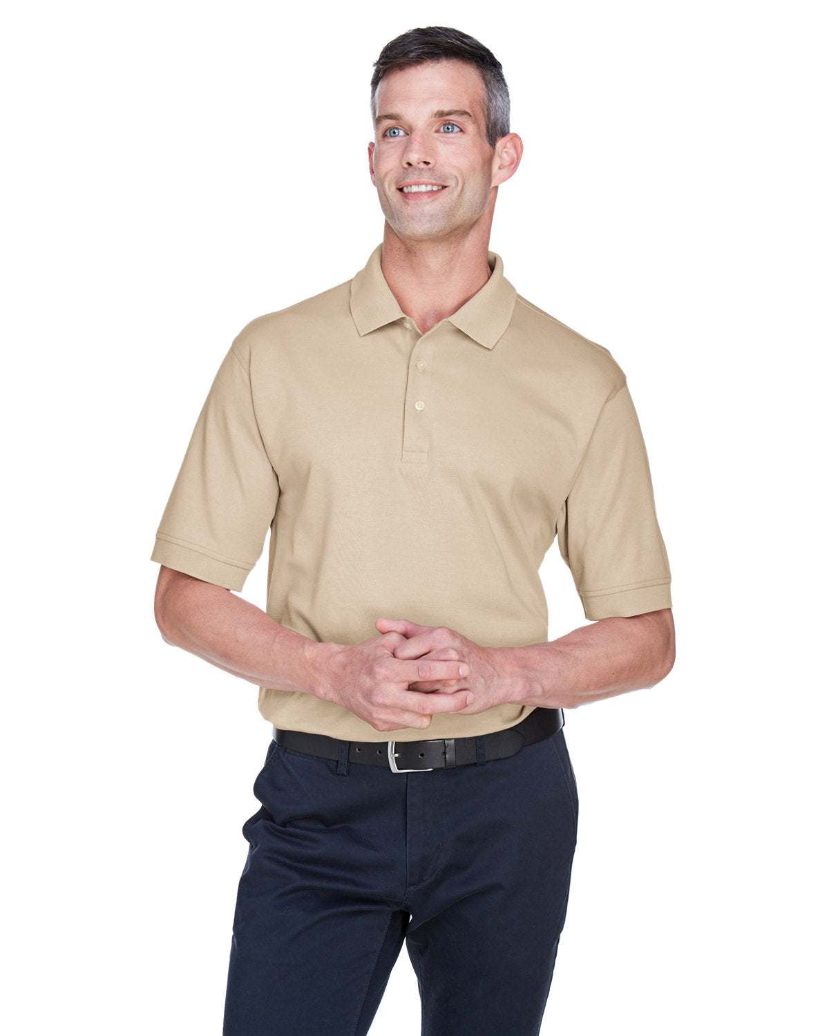 Men's Solid Perfect Pima Interlock Polo