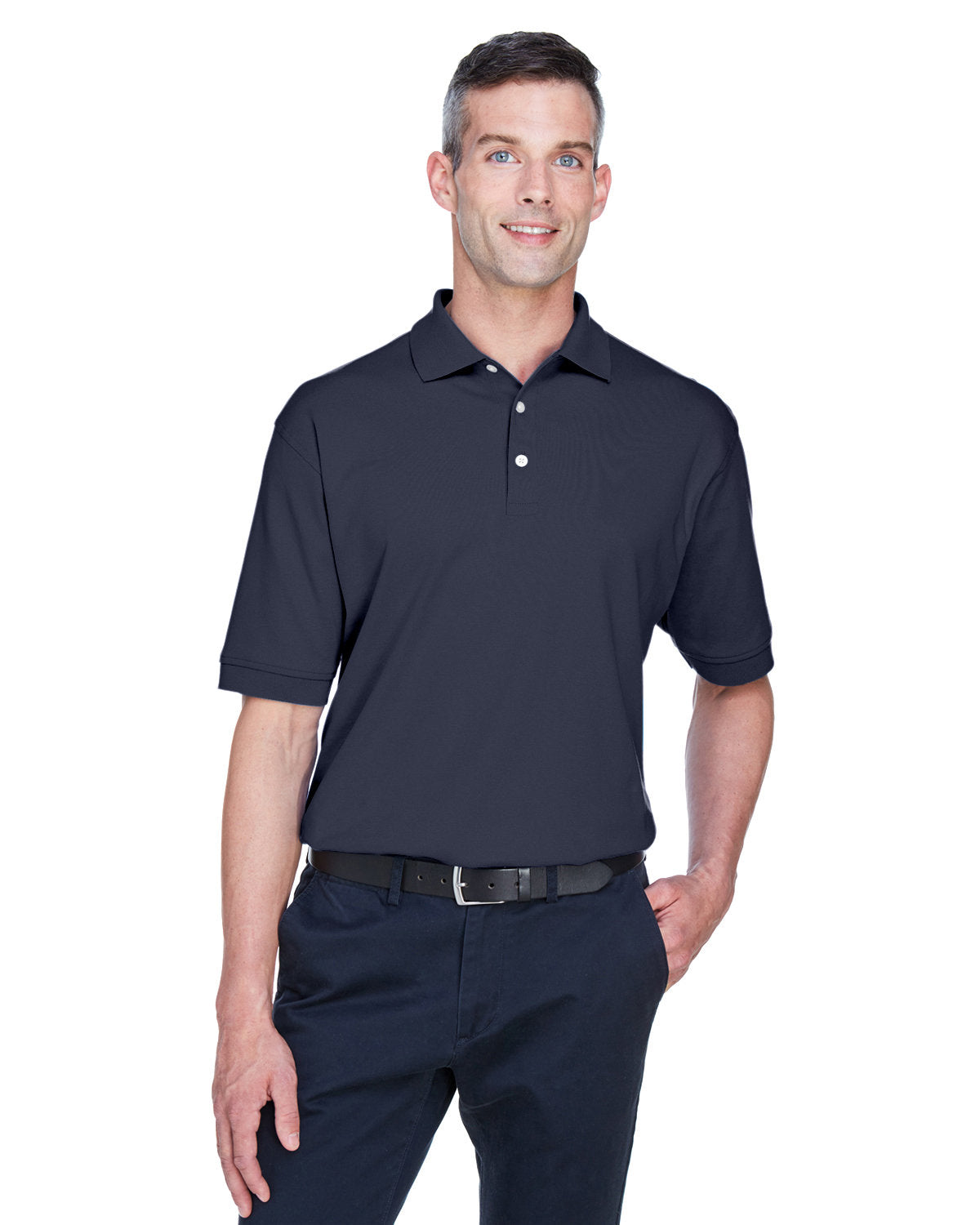 Men's Solid Perfect Pima Interlock Polo