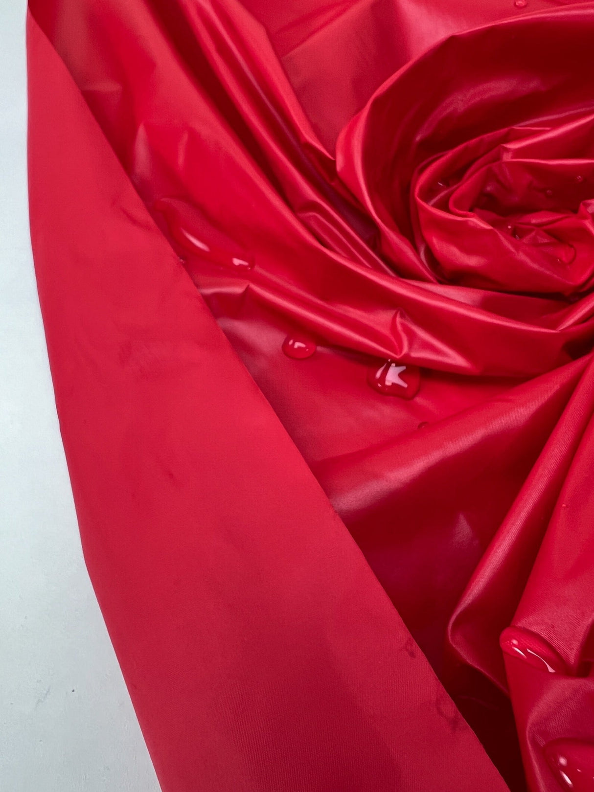 Red Polyester Woven