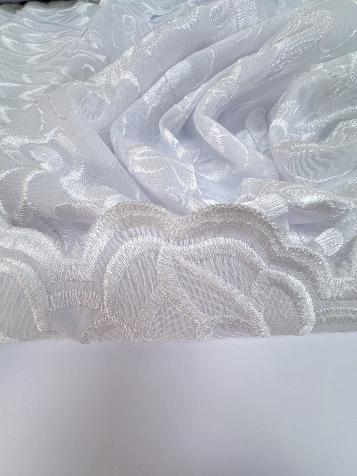 White Polyamide Woven Fabric