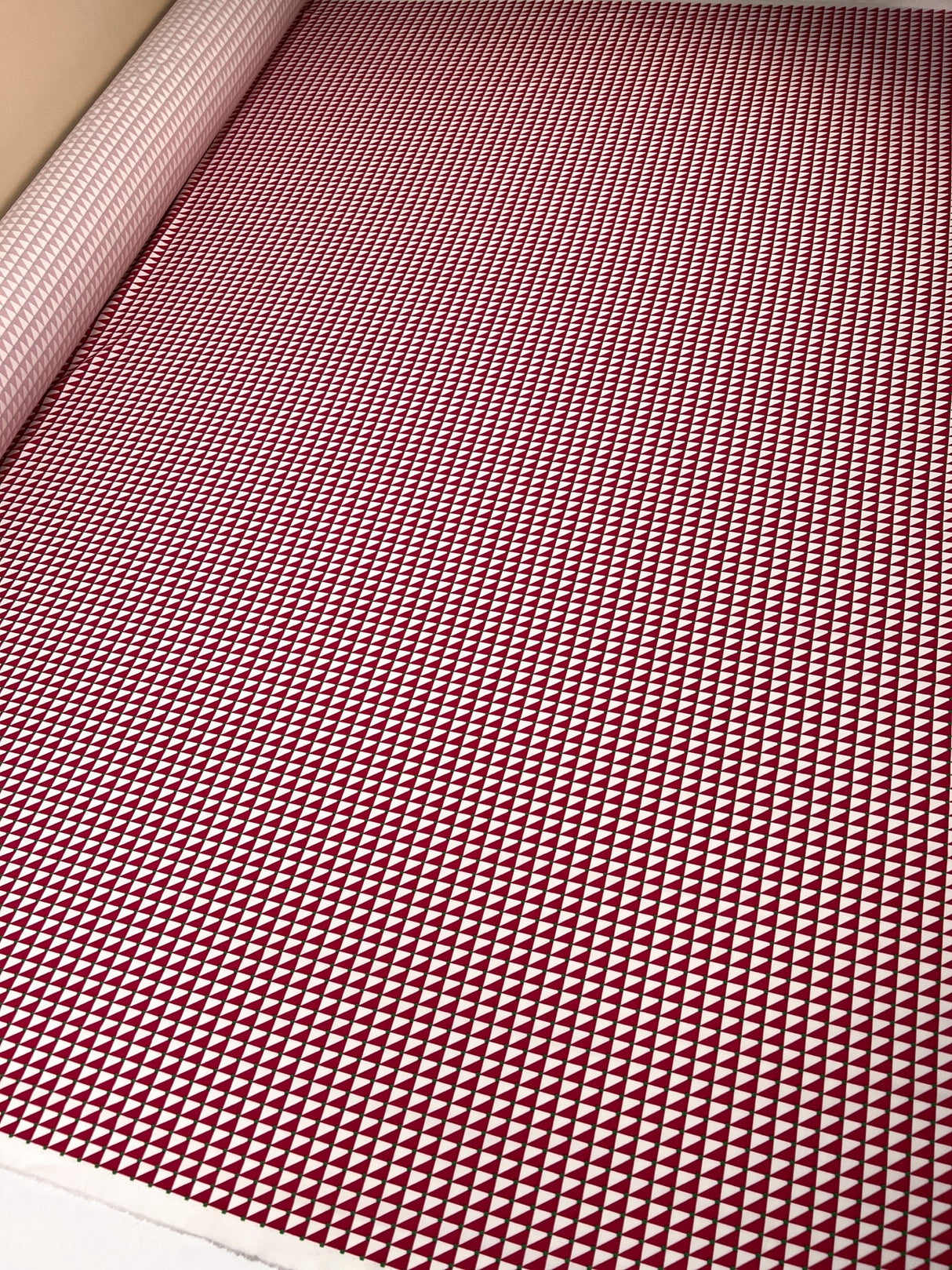 Polyester Elastane Knitted Fabric Printed Geometric