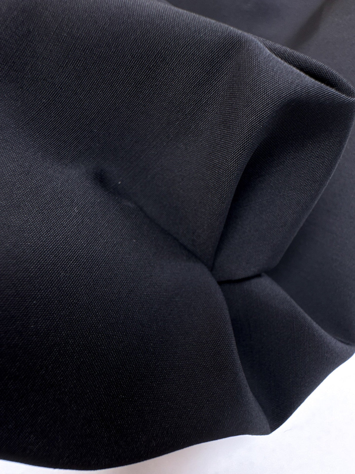 Wool Polyamide Suiting Black