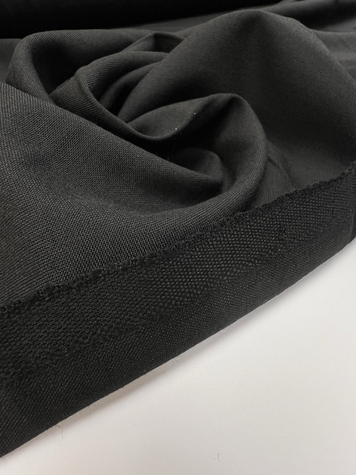 Wool Polyamid Woven Black