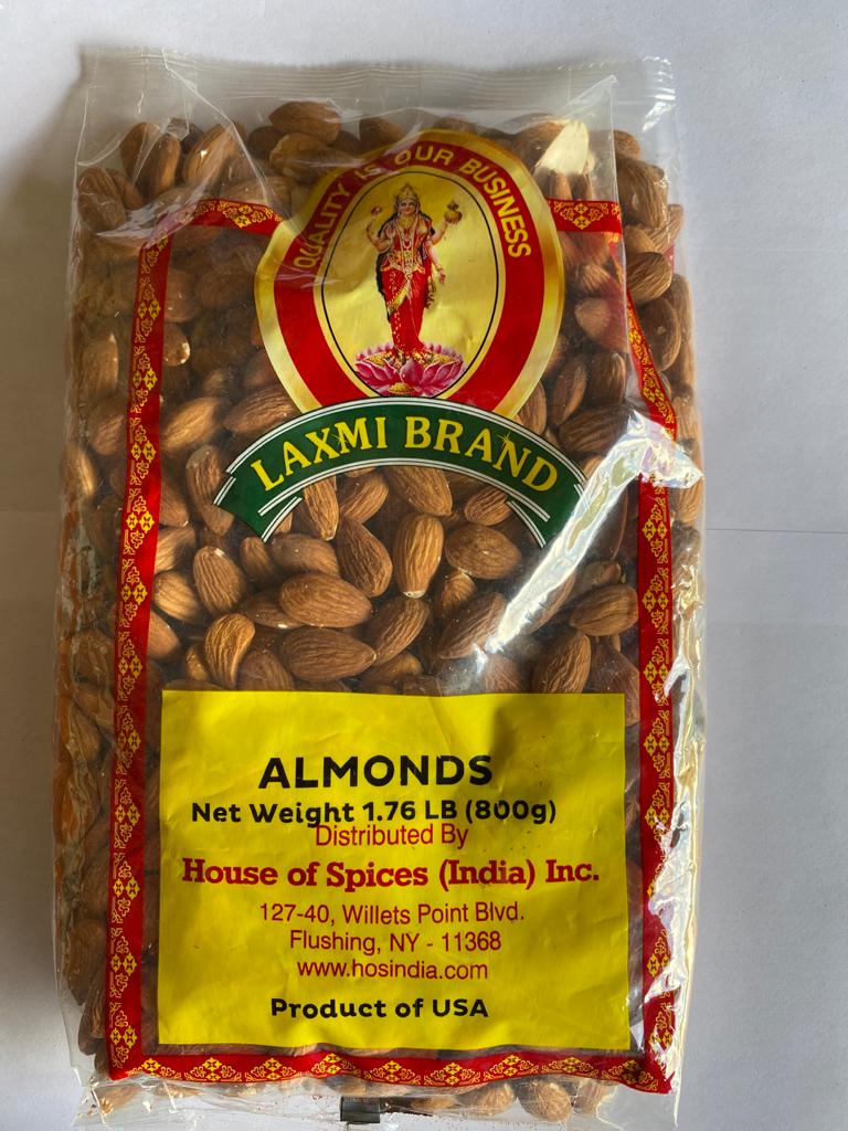 LAXMI ALMONDS WHOLE (1.76 LB)