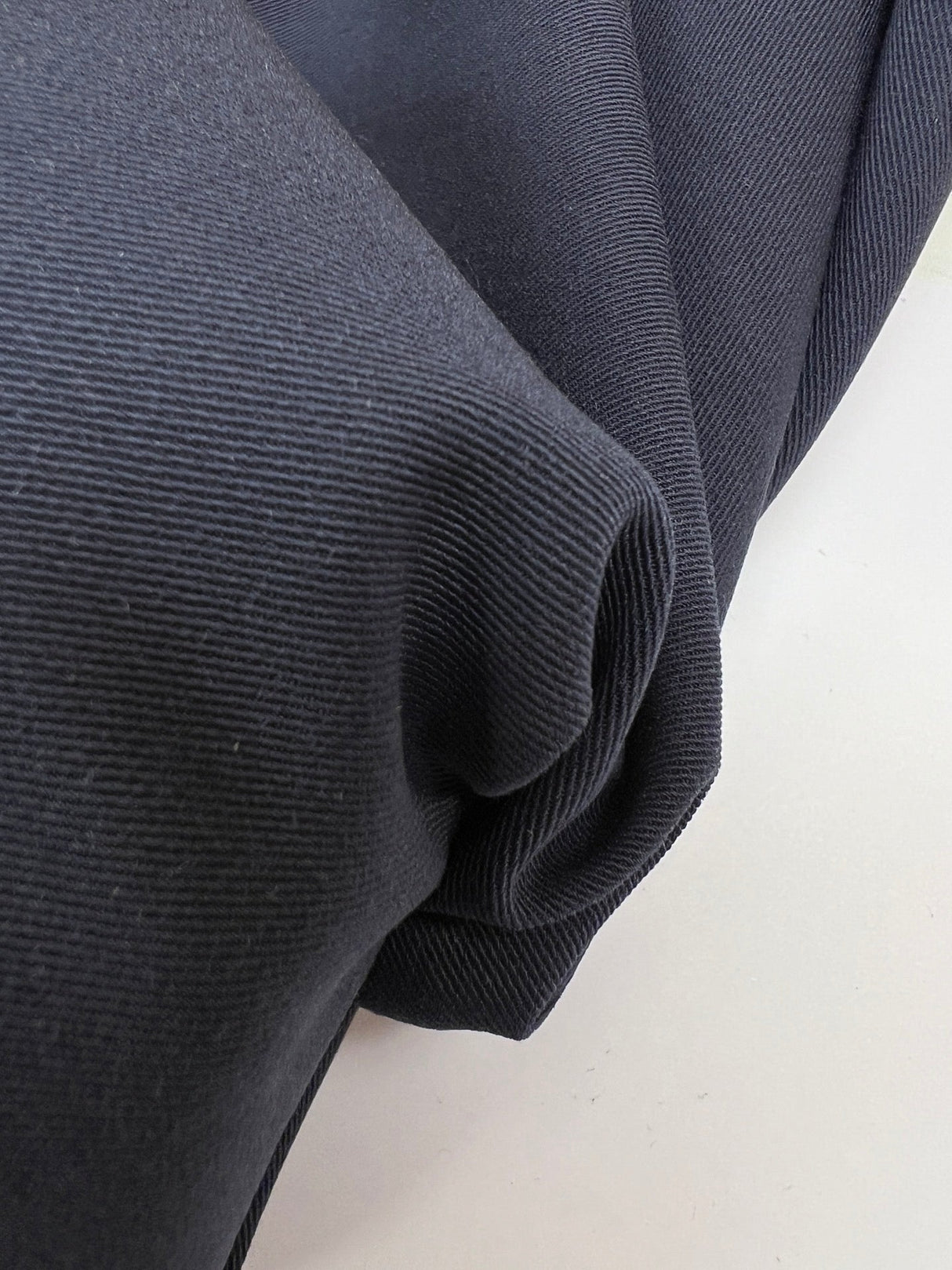 Polyester Viscose Gabardine Blue Stretch