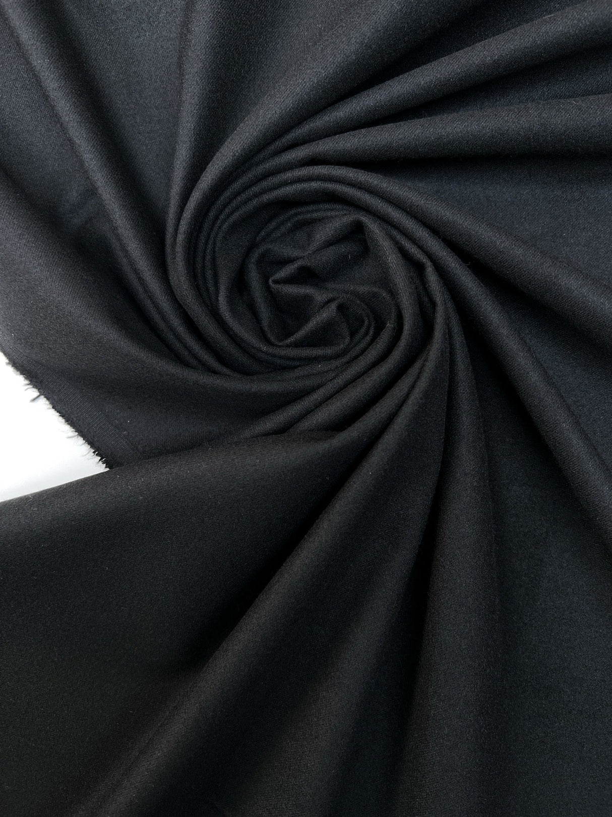 Polyester Viscose Twill Fabric Black