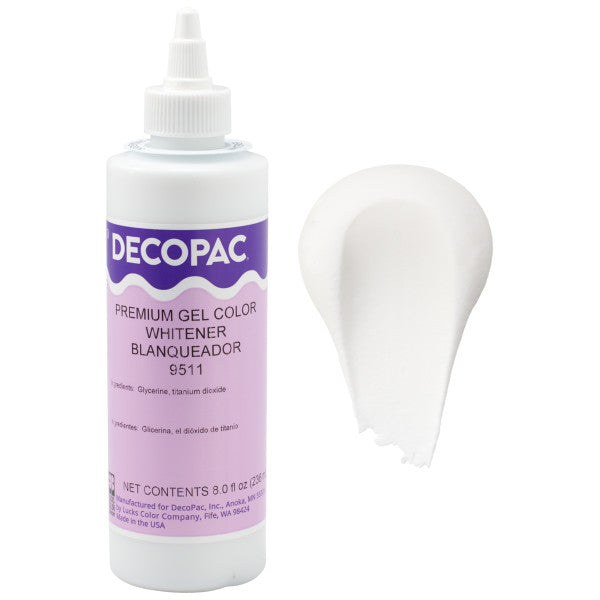 Gel Food Color Whitener 8oz bottle