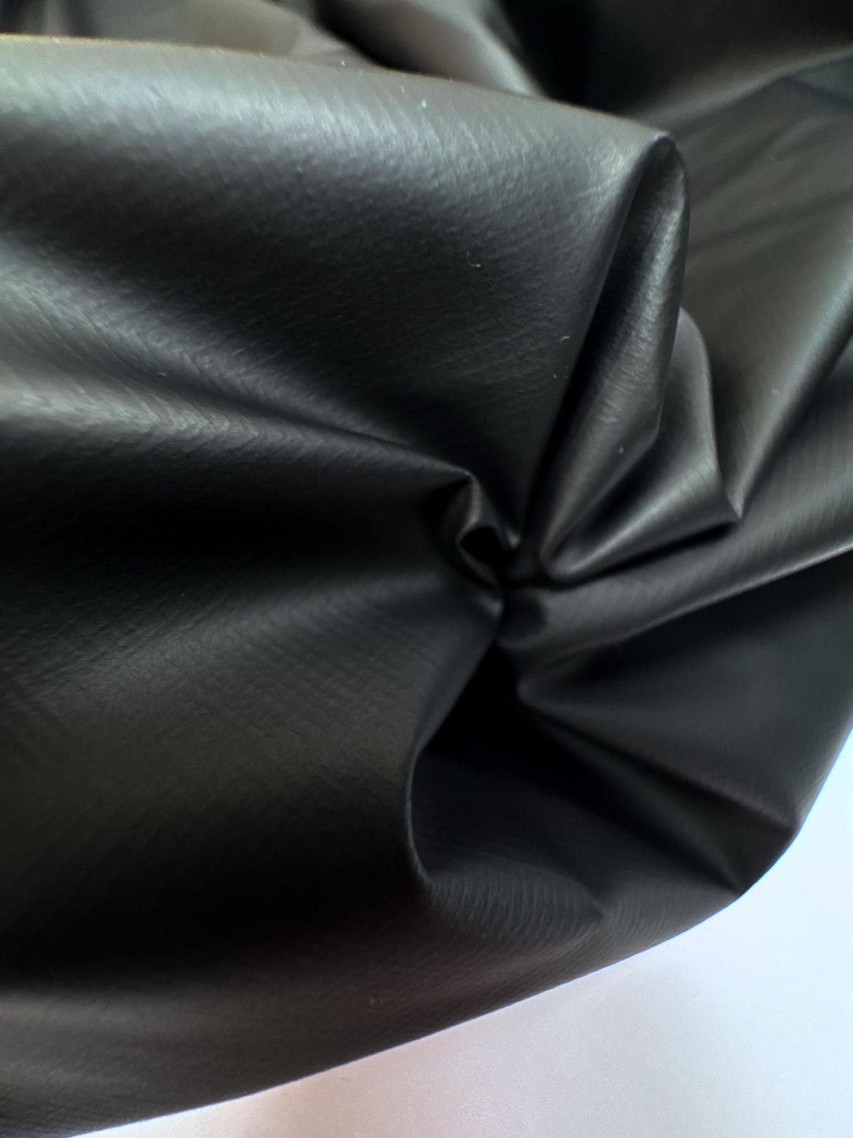 Black Ripstop Polyester Fabric
