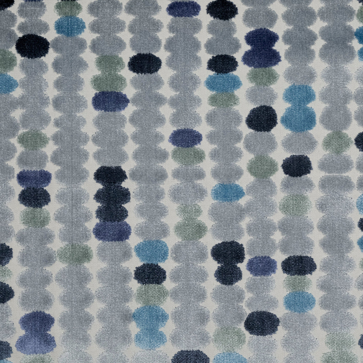 Cut Velvet Upholstery Fabric Fizz Multicolor Dots 56"
