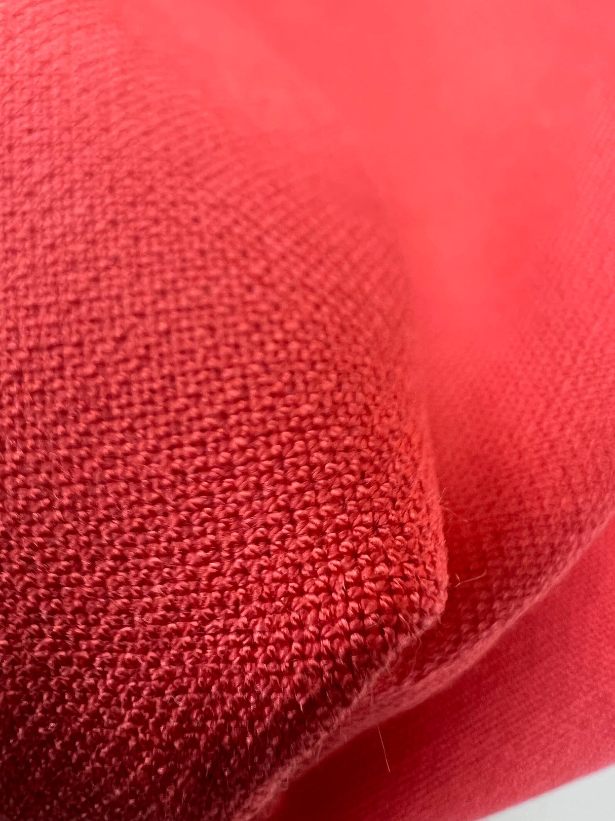 Pink Recycled Polyester Viscose Blend Stretch Woven