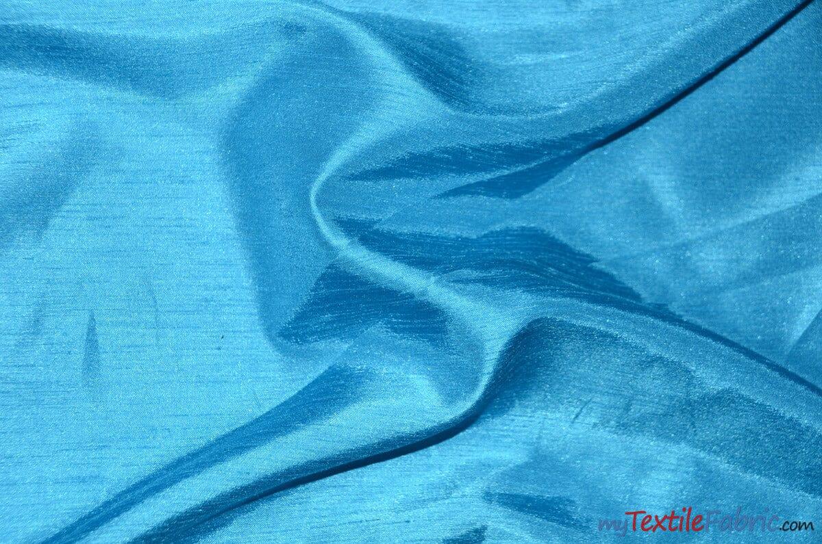 Shantung Satin Polyester Fabric - Reversible Satin Dupioni Silk, Multiple Colors, 58/60" Width (Yards, Bolts, Sample Swatches)
