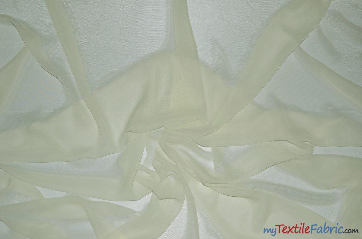 Two Tone Chiffon Polyester Fabric - Iridescent Sheer, 58/60" Width, Multiple Colors (Yards, Bolts, Sample Swatch)