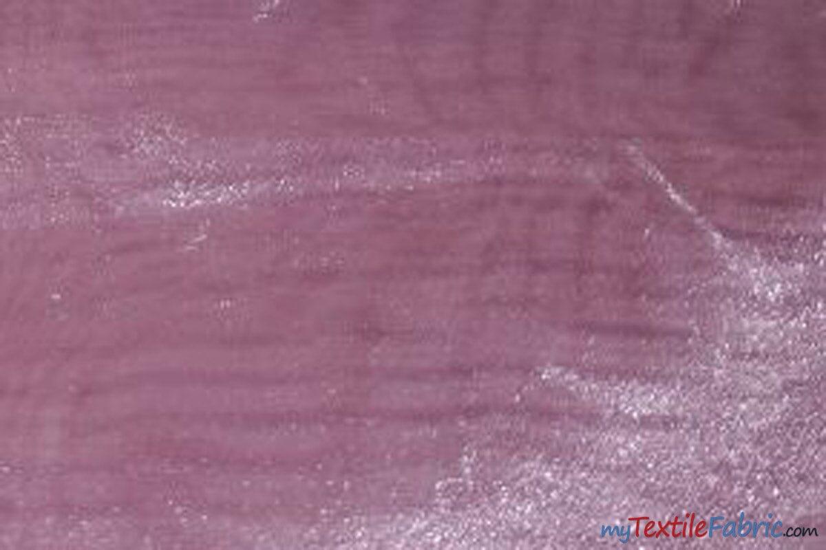 Crystal Organza Polyester Fabric - Sparkle Sheer, 58/60" Width, Yards & Bolts (1 Yard)
