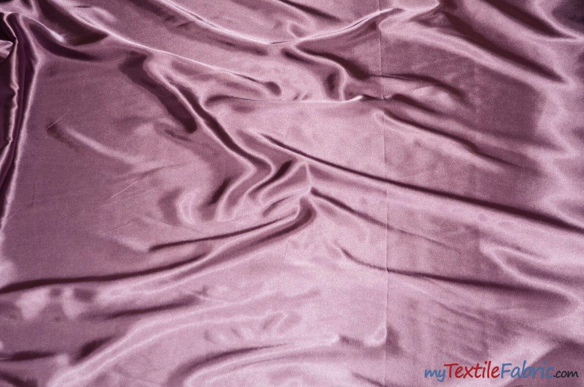 Silky Soft Medium Satin Polyester Fabric - Solid, 58/60" Width (70 Yard Bolt)