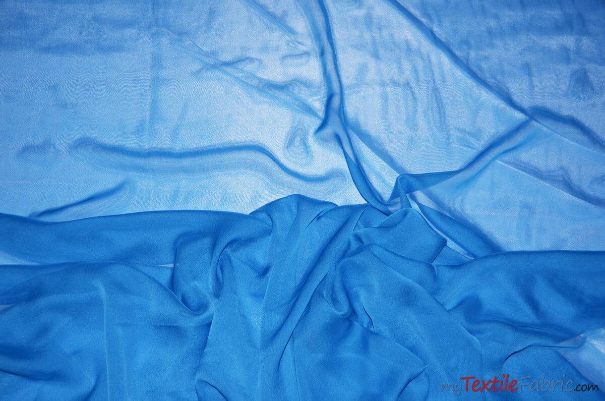 Two Tone Chiffon Polyester Fabric - Iridescent Sheer, 58/60" Width, Multiple Colors (Yards, Bolts, Sample Swatch)