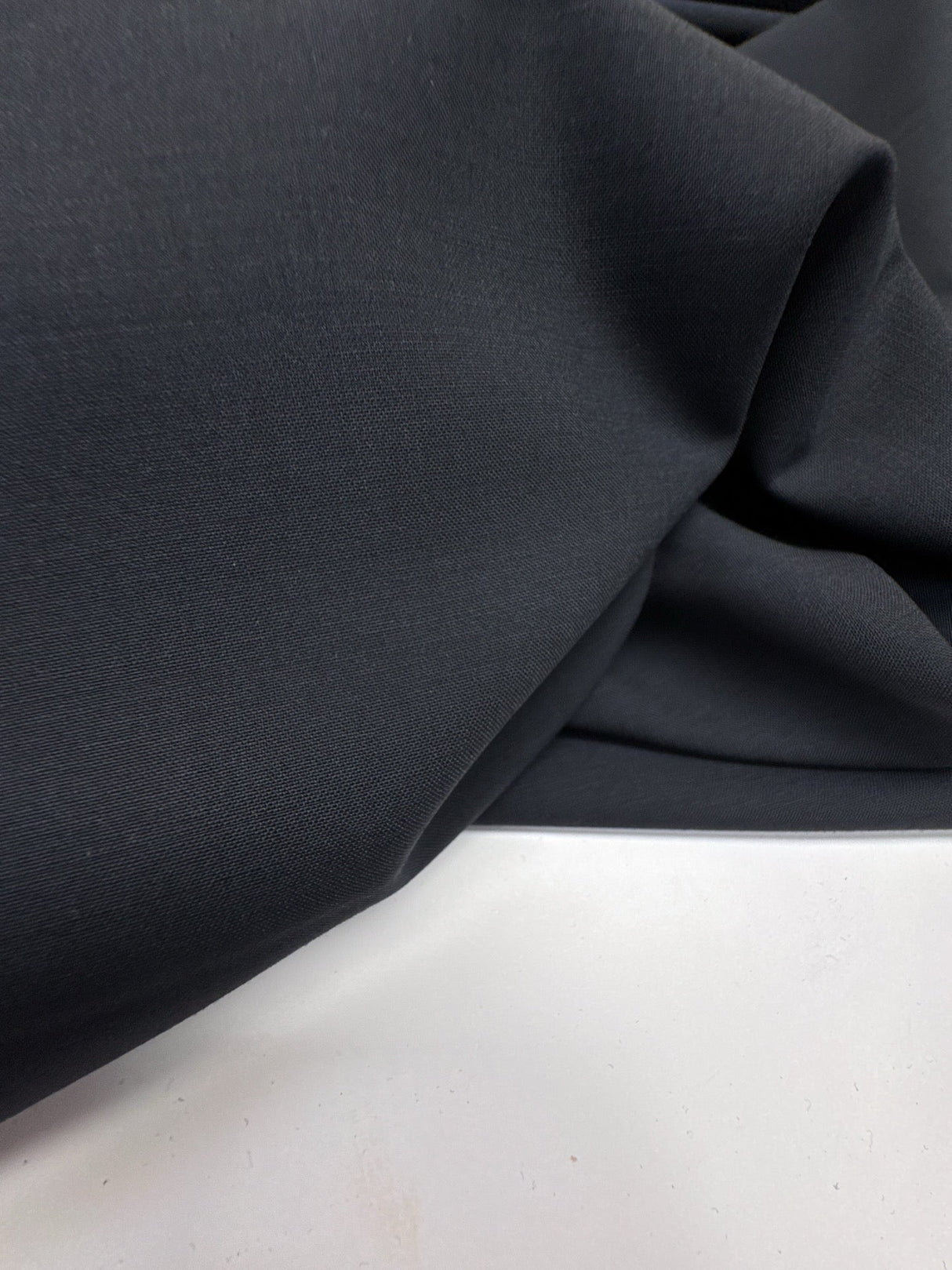 Wool Blend Fabric Black Purple