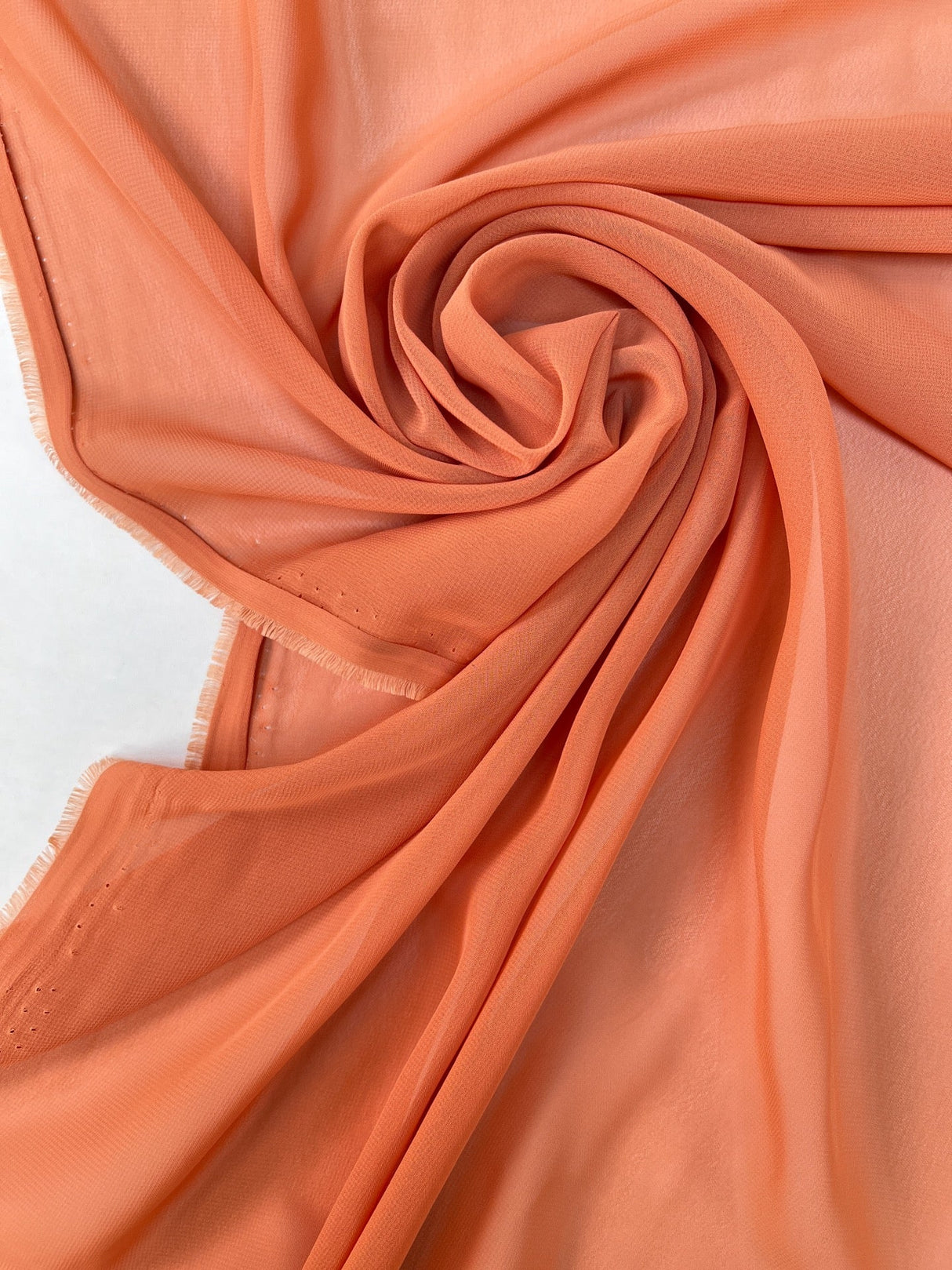 Polyester Chiffon Crepe Orange-Pink