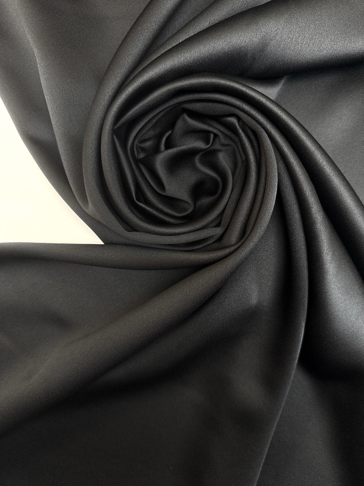 Black Polyamide Sateen