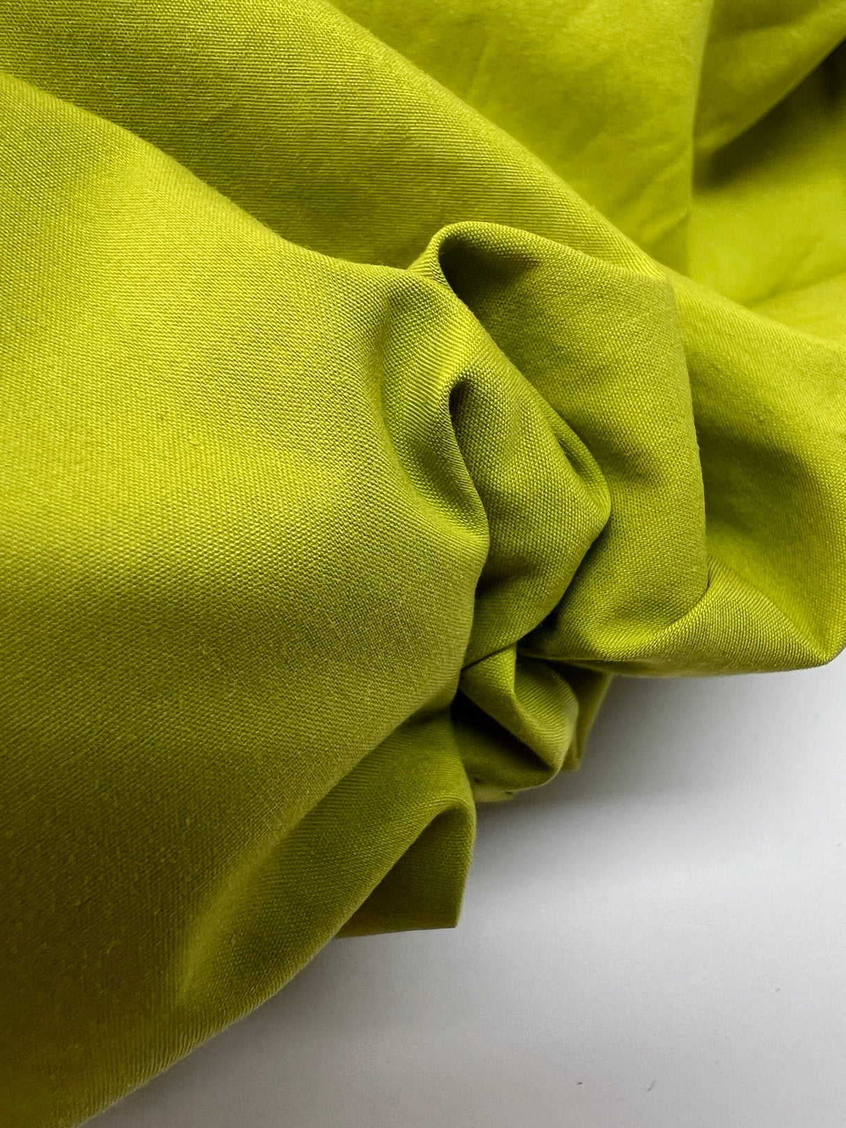Cotton Stretch Woven Fabric Green