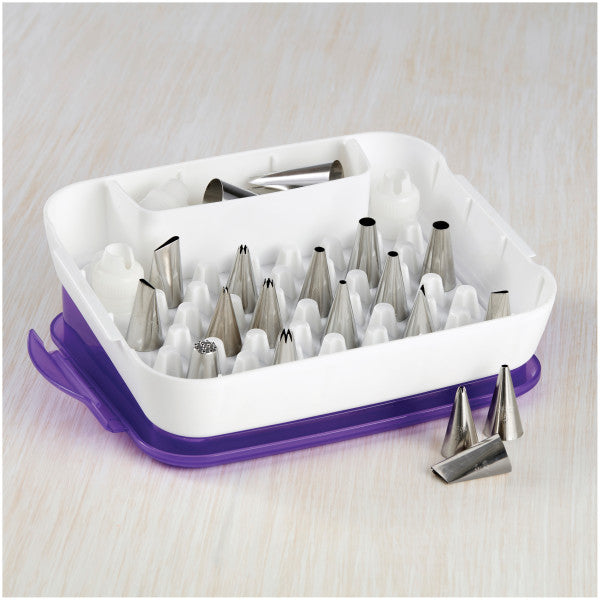 Wilton Decorating Tip Organizer Case – Holds 55 Tips