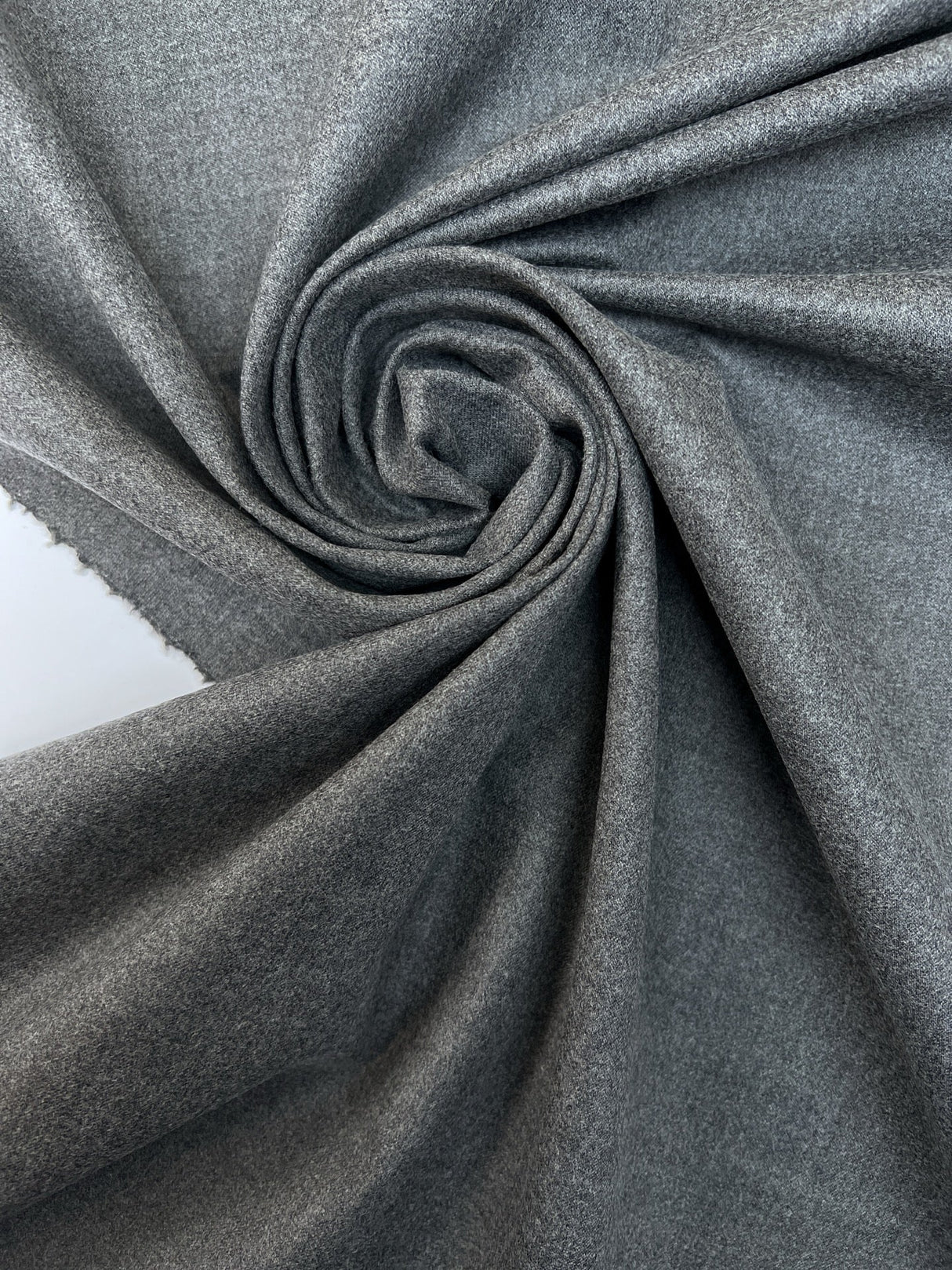 Gray Wool Blend Casualwear Fabric