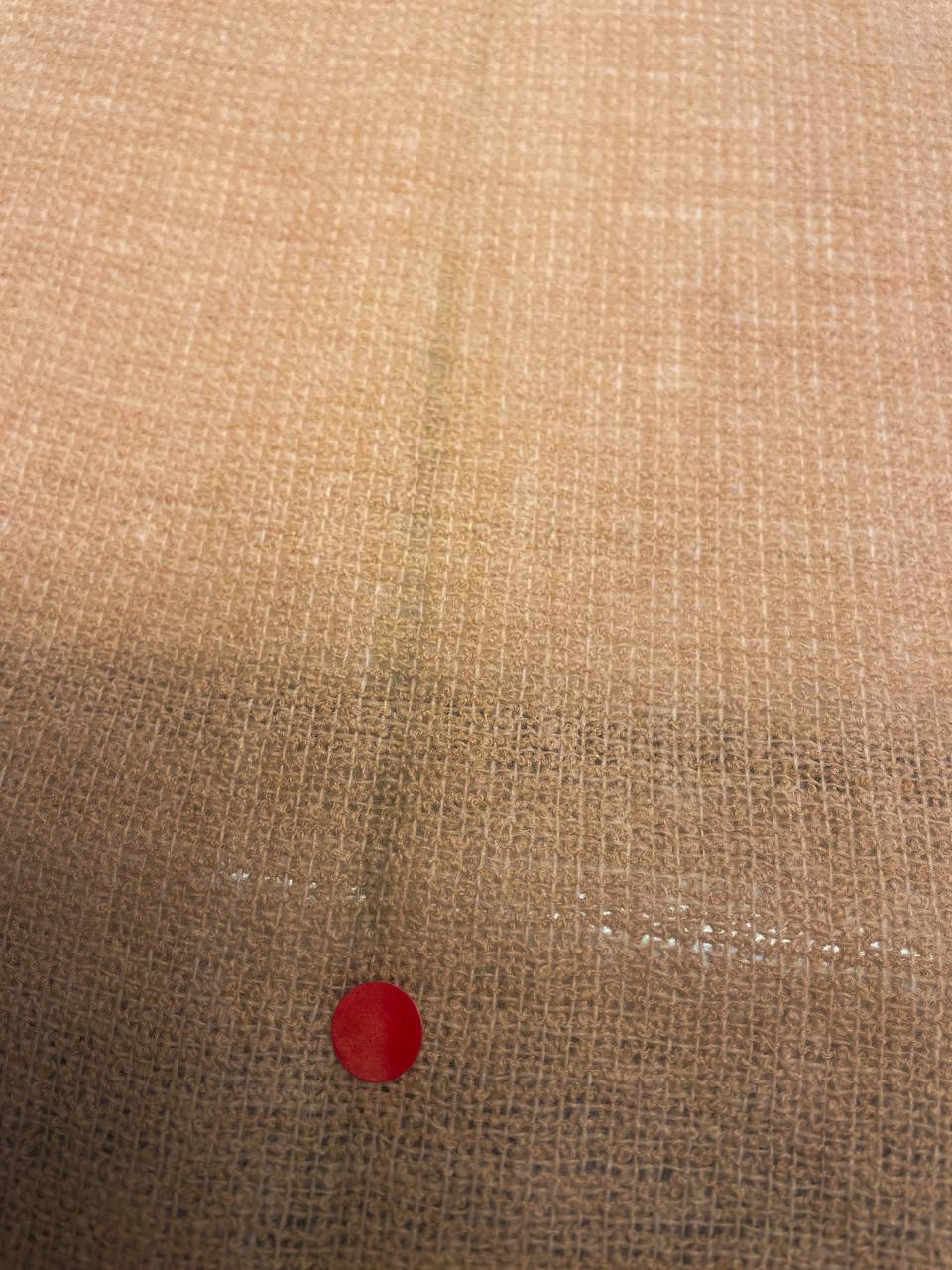Wool Casual Fabric Beige Orange