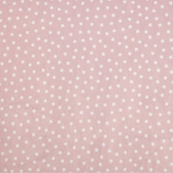 Cuddle Fabric Digital Rosewater Dot 58-60"