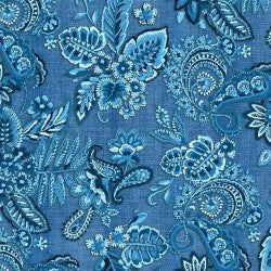 Cotton Fabric Woven Memories Denim 44/45
