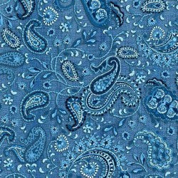 Cotton Denim Boho Wave Fabric 44/45