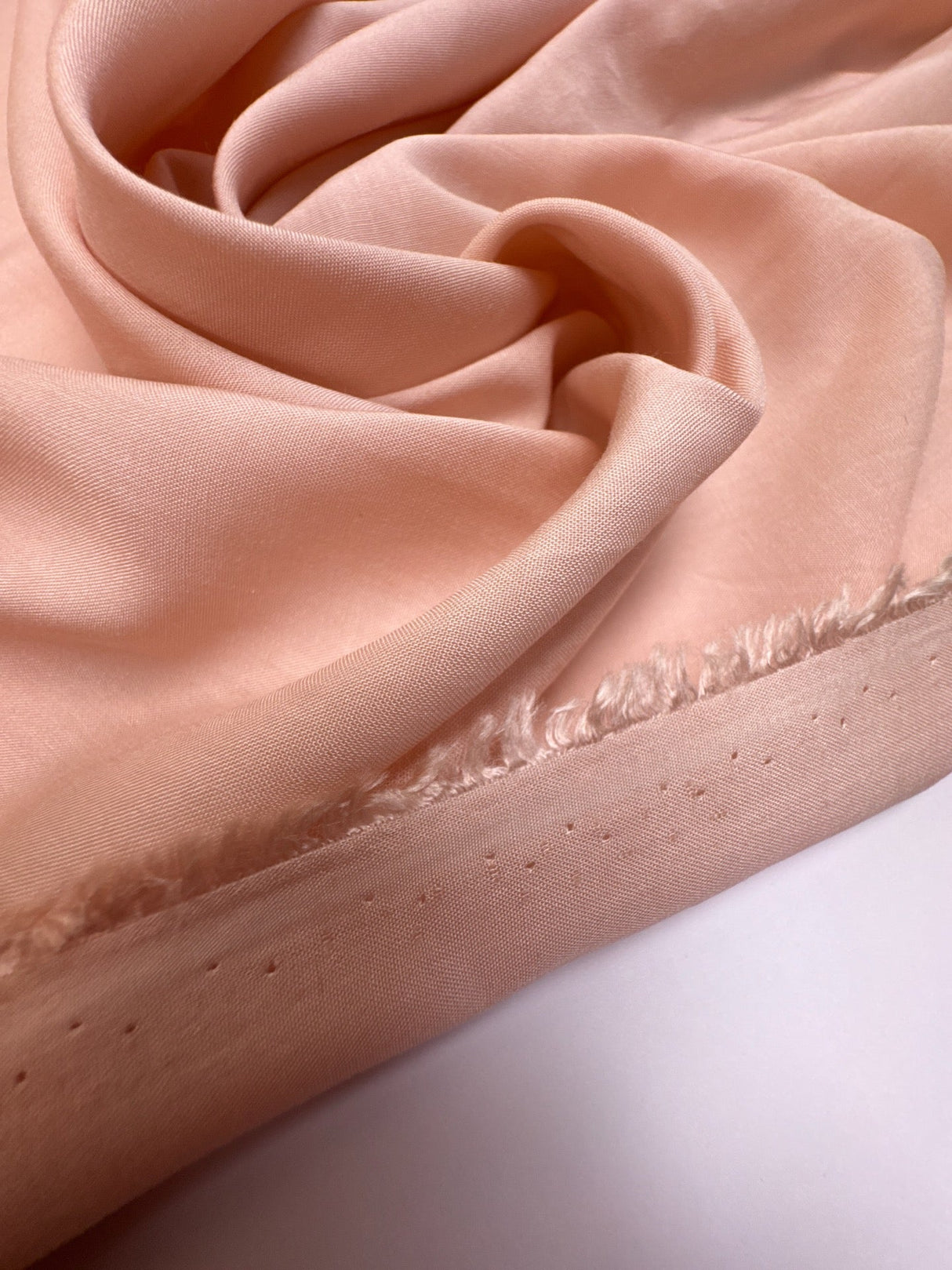 Pink Viscose Plain Woven Fabric