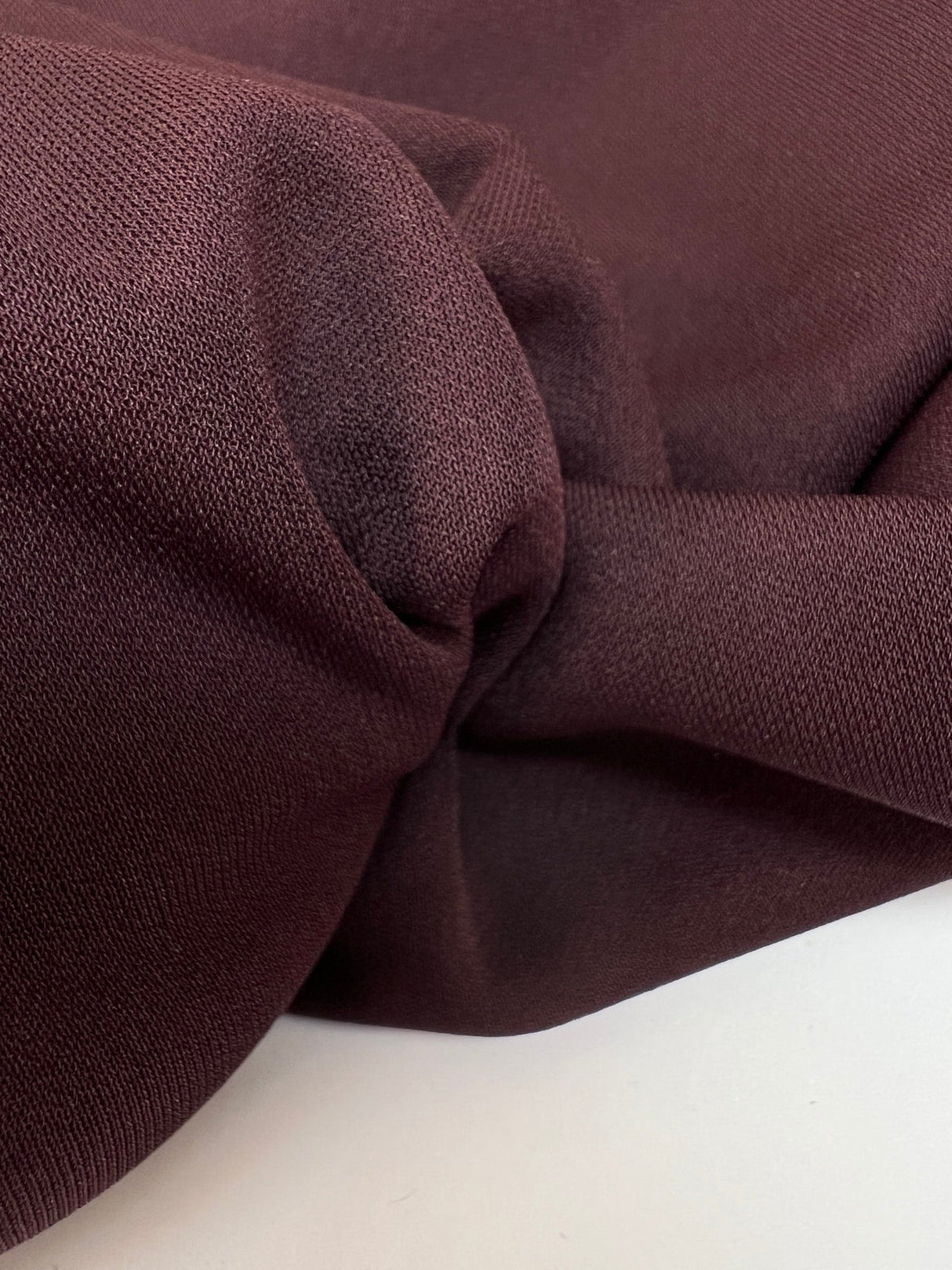 Red Polyester Knitted Fabric