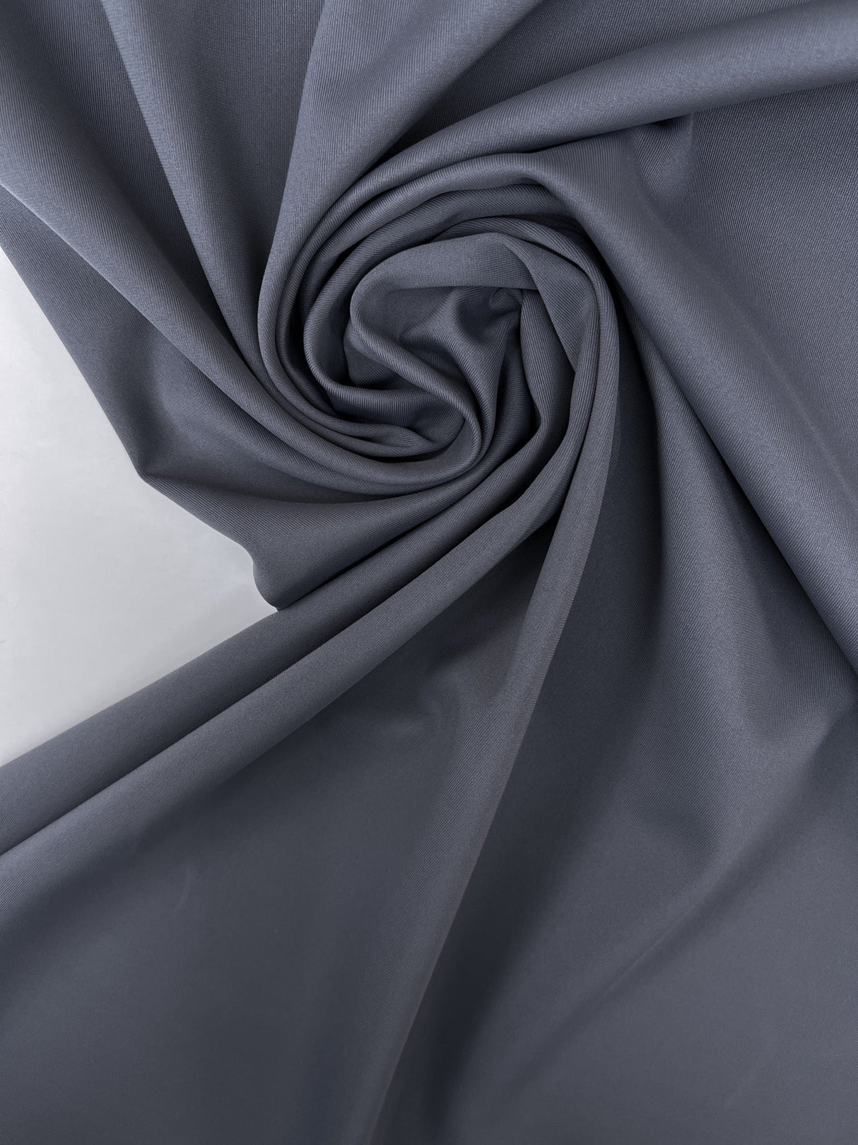 Polyester Elastane Knitted Fabric Gray