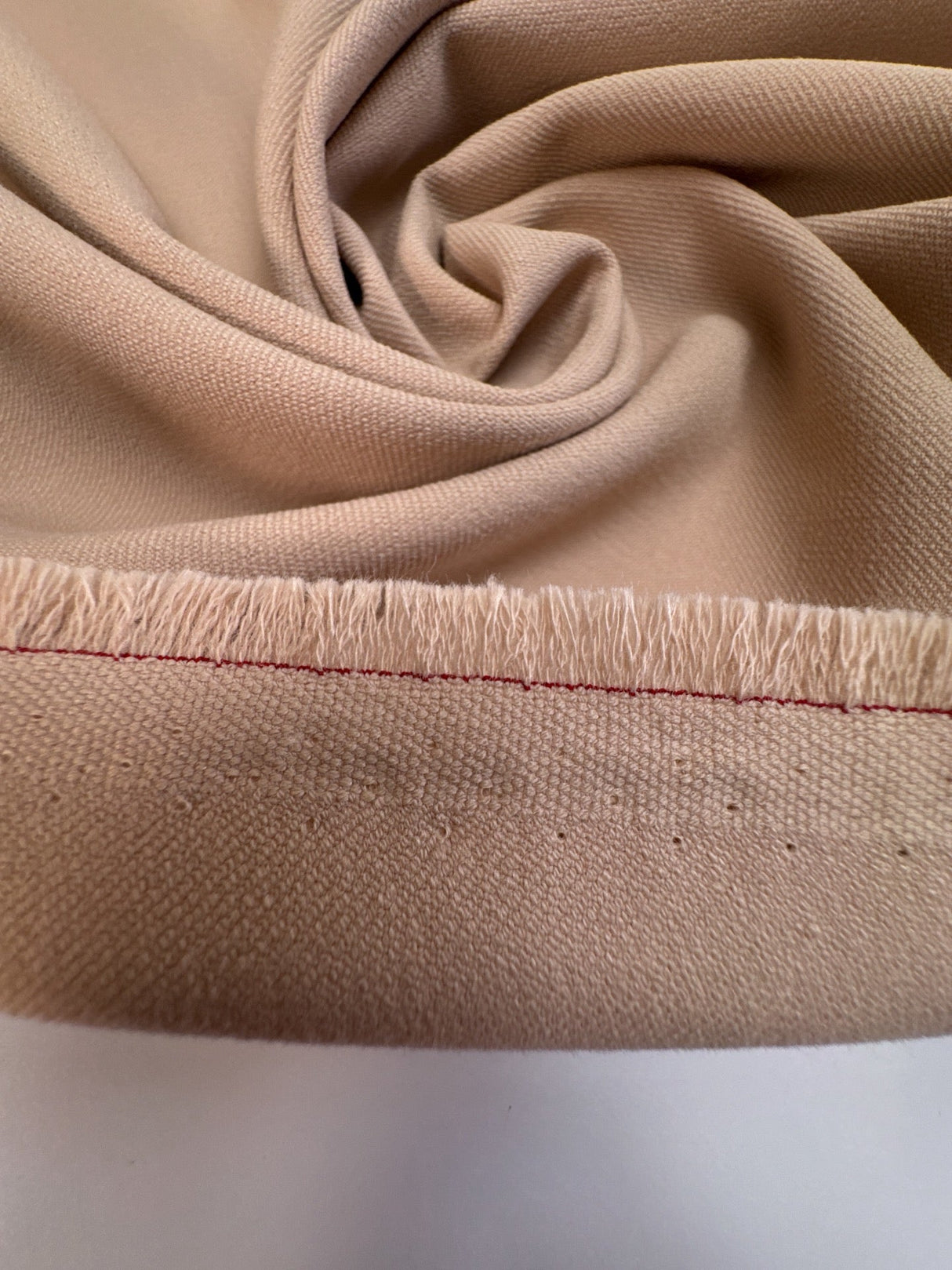 Polyester Blend Twill Beige Pink