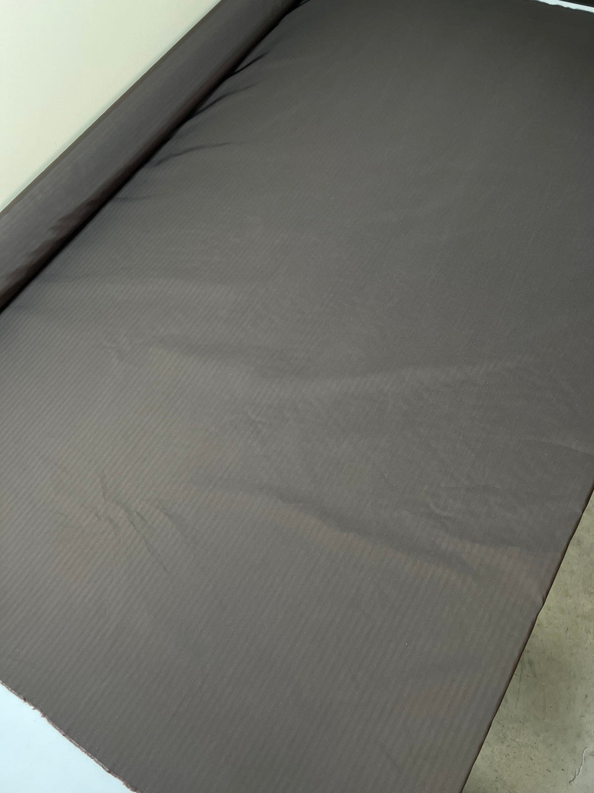 Polyamid Cotton Jacket Fabric Brown Striped