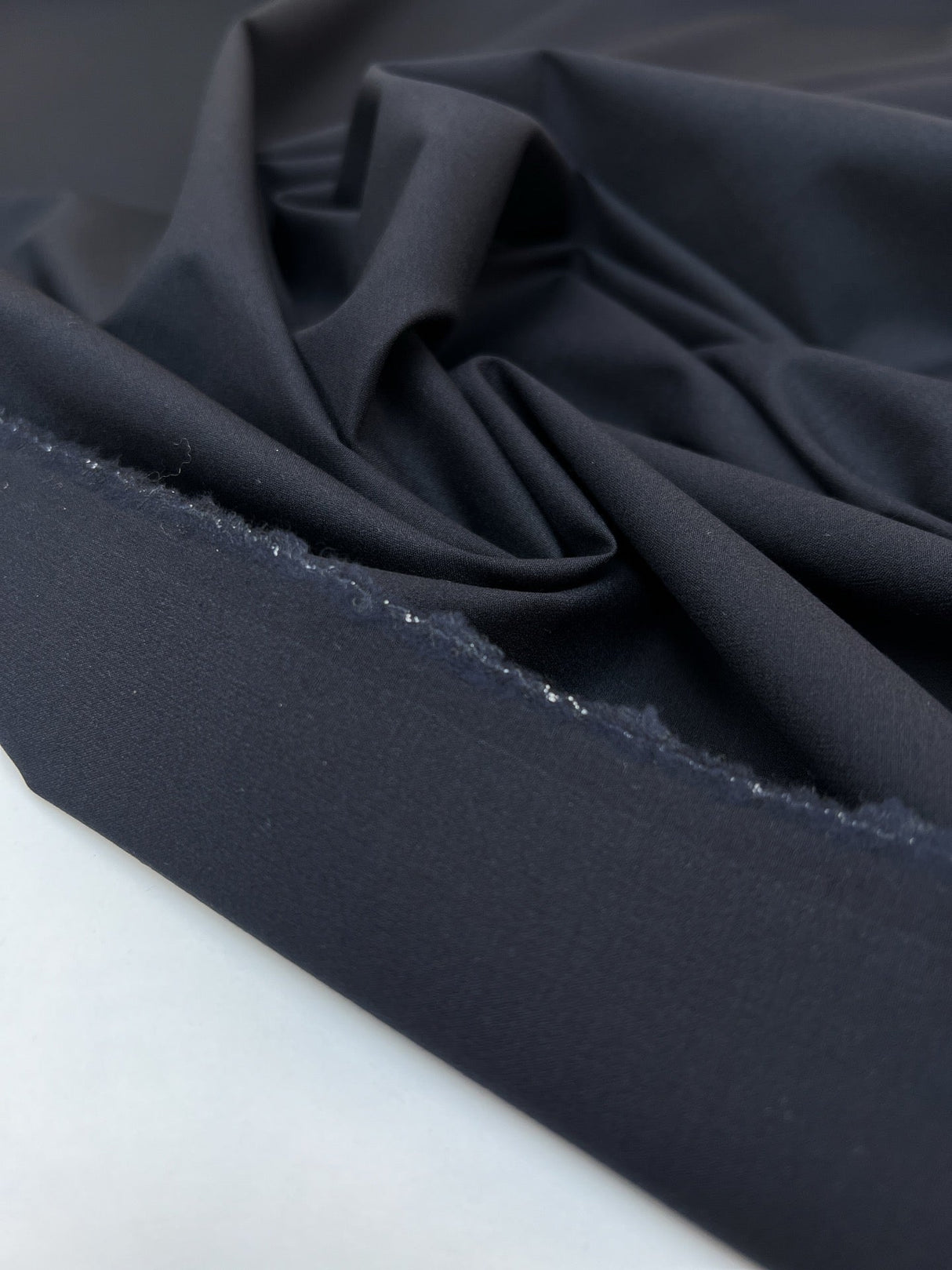 Blue Cotton Virgin Wool Elastane Suit