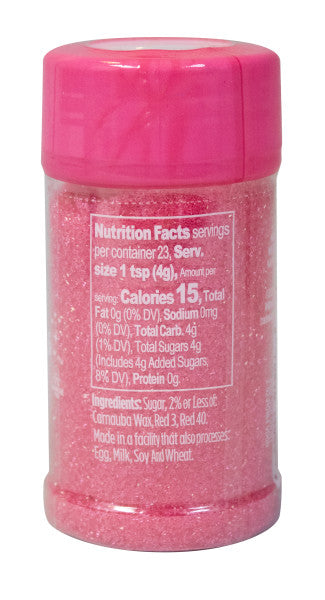 Wilton Pink Sanding Sugar, 3.2oz.