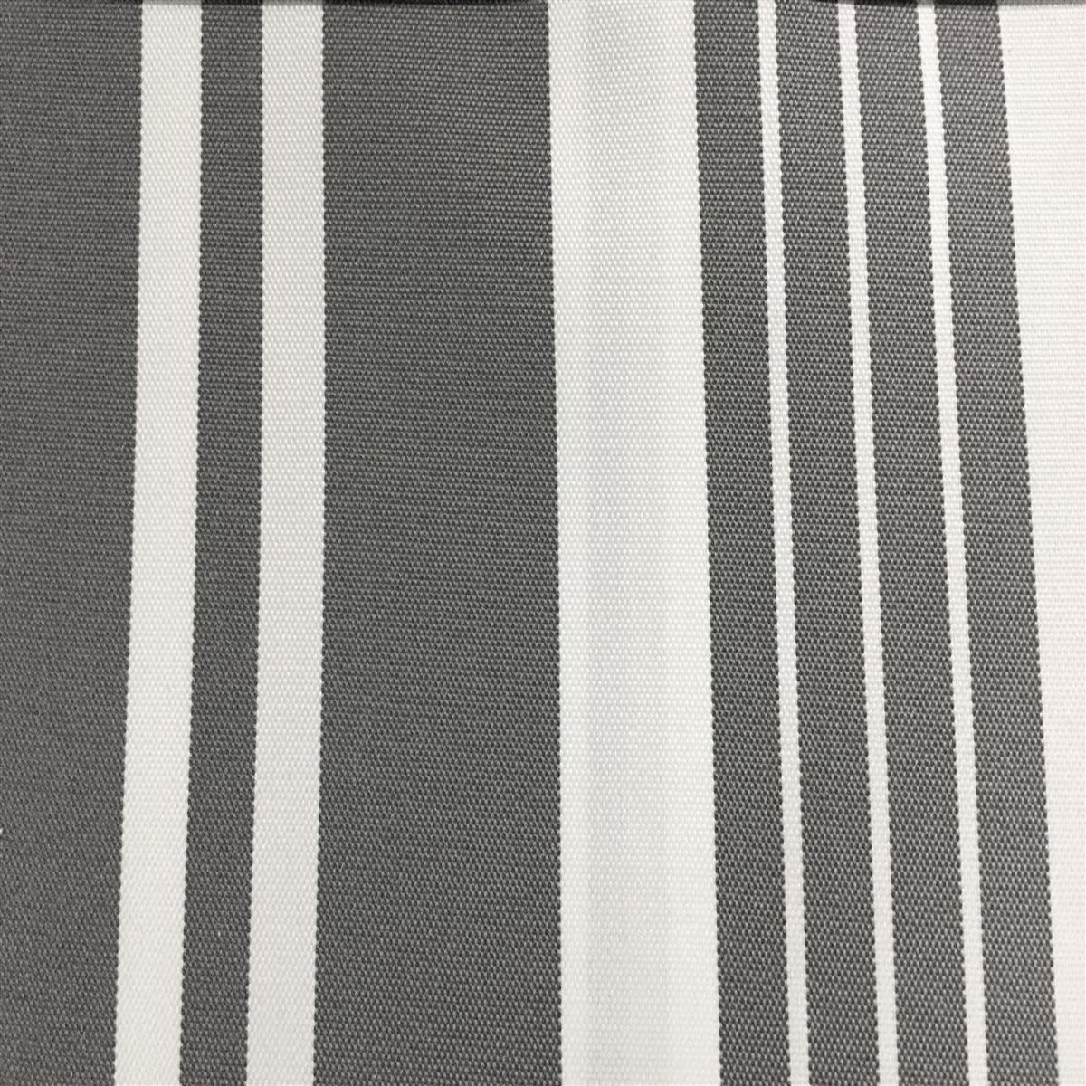 Multi Striped Oak Polyester Canvas Fabric - Gray, Burgundy, Brown, Blue, Yellow, Green, Waterproof, Anti-UV, 60" Width (1 Yard)