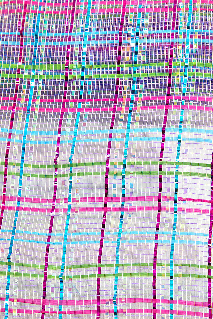 Lavender Pink Turquoise Deco Poly Mesh 10 Inch x 10 Yard Craft
